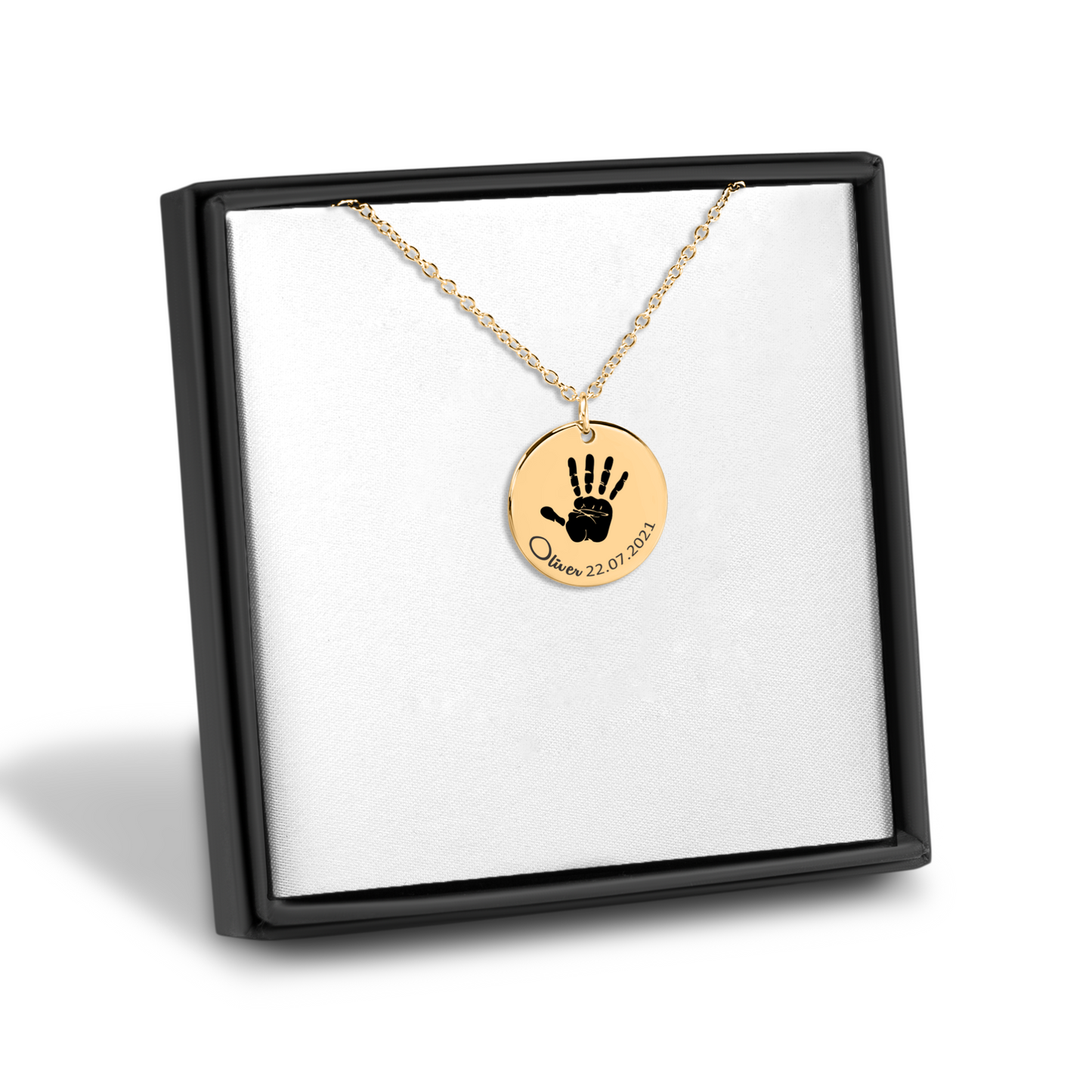 Real Hand Print Necklace